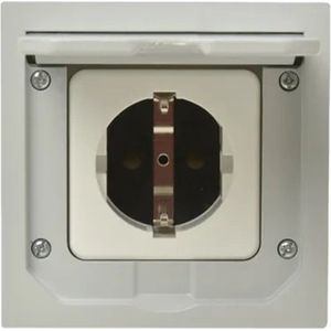 ABL Vloercontactdoos + RA 1-voudig – inbouw – 16A 250V – Grijs