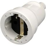 ABL PVC Contrastekker + RA - 16A 230V - Wit - Veilige aansluiting - Betrouwbare kwaliteit