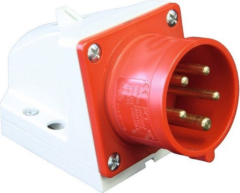 ABL - CEE 5P/16A/400V - Opbouw WCD - Rood - IP44 Spatwaterdicht