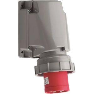 ABL CEE 5-polig Wandcontactdoos - opbouw - 63A 400V - Rood