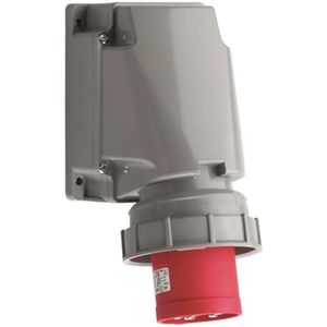 ABL CEE 5-polig Wandcontactdoos - opbouw - 63A 400V - Rood