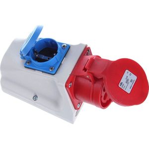 ABL - CEE Combi-Wandcontactdoos - Spatwaterdicht - IP44 - 5-polig - 16A - 400V