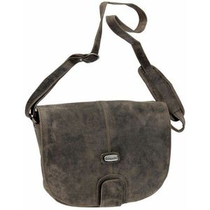 Harold's Antico Schoudertas Flap Bag Leder 25 cm taupe
