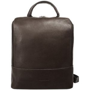 Harold's Campo Rugzak Leer 35 cm Laptopvak braun