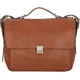 Harold's Ivy Lane aktetas leer 37 cm Laptopcompartiment cognac/braun