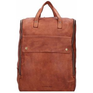 Harold's Submarine Rugzak Leer 37 cm Laptopvak cognac