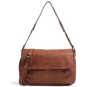 HAROLD'S Leren Schoudertas Submarine Handbag Flap Cognac Bruine