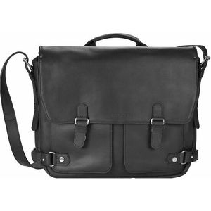 Harold's Ivy Court Messenger Leer 38 cm Laptopcompartiment