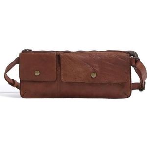 Harold's Lederen riemtas 31 cm cognac