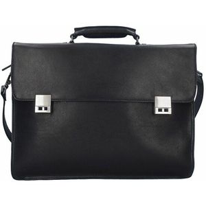 Harold's Country Briefcase L 41 cm laptop compartiment schwarz