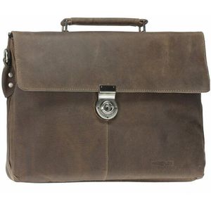 Harold's Antico aktetas II Leder 40 cm taupe