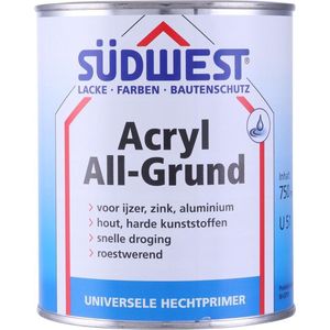 Südwest Acryl All-grund U51 Zwart Ral 9005 750 Ml