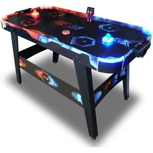 Carromco - Airhockey Tafel Fire & Ice - Air Hockey Speeltafel - LED - 146 x 71 x 82 cm
