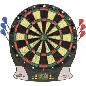 Carromco Electronic Dart Board Score 2nd Generation 92016 uniseks volwassenen, zwart, rood, groen, geel