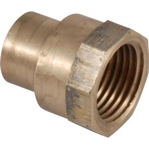 Conex soldeer schroefbus brons 3/8"x12mm