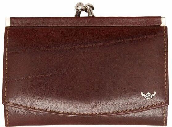 Golden Head Portemonnee Colorado Classic French Coin Purse Wallet Tabacco Bruine