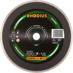 Rhodius 303054 Alphaline I DG50 Diamantdoorslijpschijf - 125 x 22,23 x 5mm - Tegels/Keramiek