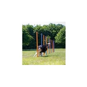 Trixie Dog Activity Agility Slalom - Blauw/Oranje - 115 x 3 cm - 12 St