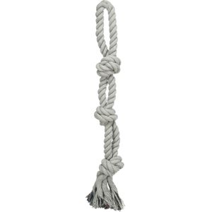 Trixie werp flostouw 3-knoop oranje 60 cm