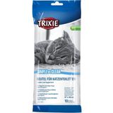 Trixie Katzentoilette Vico, mit Haube Passende Toilettenbeutel, 10 Stück