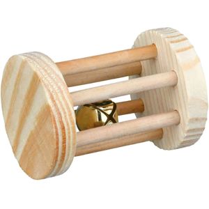 Ø5 x L 7cm Trixie Speelrol met Belletje voor Konijnen en Cavia's