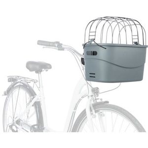 Trixie - Stuur-Fietsmand - Kunststof - Grijs - 42X30X39 cm