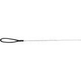 Trixie Chain leash with nylon hand loop L-XL: 1.00 m/4.0 mm black