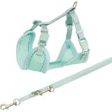 Trixie Junior Welpen-Softgeschirr mit Leine - 26-34 cm/10 mm, 200 cm, mint