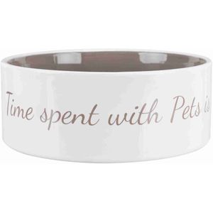 Trixie voerbak pets home taupe 20 cm