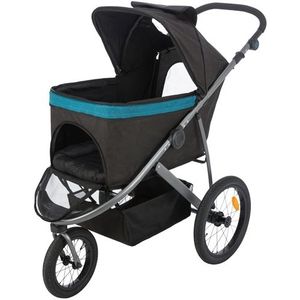 Trixie hondenbuggy zwart / petrol Tot 20 kg