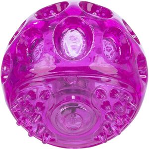 TRIXIE hond knipperbal, roze, ø 6 cm, 33642, activering door impact, 50 uur lichtduur