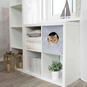 Trixie - Kattenmand - Iglo Anton - Grijs - 33X33X37 cm