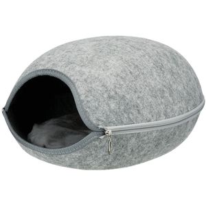 Trixie - Kattenmand - Relax Iglo Luna - Lichtgrijs - 40X24X46 cm