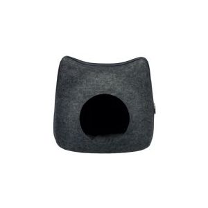 Trixie - Kattenmand - Relax Iglo - Kat - Vilt - Grijs - 38X37X35 cm