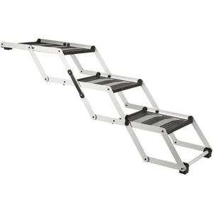 Trixie petwalk vouwtrap aluminium 120x37x57 cm