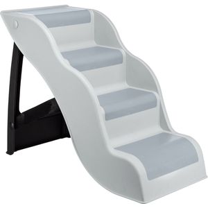 PetSafe CozyUp Klappbare Haustiertreppe, Mit Rutschfesten Stufen, Für Haustiere bis zu 68 kg, 51 cm Höhe, Größe L