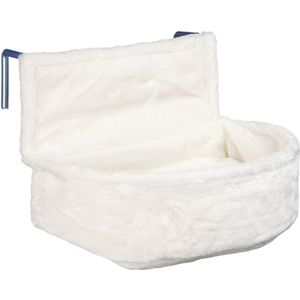 TRIXIE Comfort-tas voor radiatoren, pluche, voor katten, 45 × 13 × 33 cm, wit