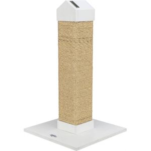 Trixie Be Nordic - Krabpaal Iben - Wit - 60 cm