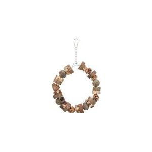 TRIXIE Vogel kooi accessoires ringschommel, hout/dennenappels, 18 cm - 51701