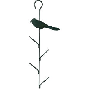 TRIXIE MEZENBOLLENHOUDER VOGEL 4 BOLLEN METAAL DONKERGROEN