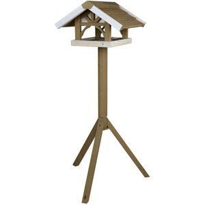Stehendes Vogelfutterhaus