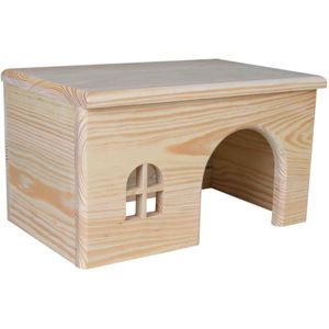 Trixie Houten huis voor cavia's, 28 x 28 x 16 x 18 cm