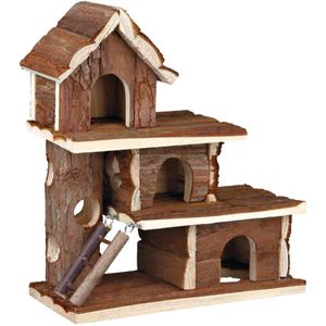 Natural Living Tammo House - Knaagdierhuis - Bruin - 25 x 30 x 12 cm