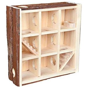 Trixie Tower with 9 chambers hamsters bark Hout 30 � 30 � 10 cm