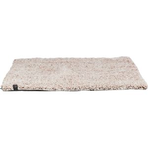 lionto Kroonkussen in Suède-Look voor Katten en kleine Honden, Extravagant Sterrenkussen met afneembare Hoes, (L) 80x45 cm, Duurzaam Huisdierenkussen met variabele Vulling, Grijs/Lichtgrijs
