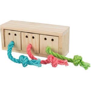 Trixie snack kubus hout 16x6x7 cm