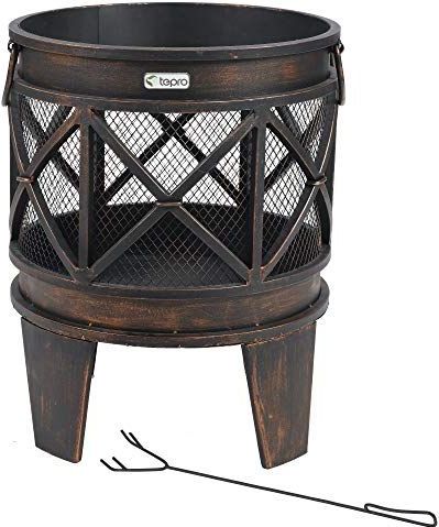 Feuerstelle Terrassenofen Ofen Feuerkorb Kamingrill Gartenkamin Gracewood - Tepro