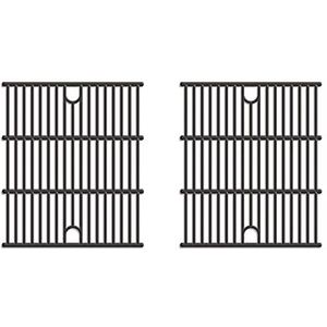 Tepro Universal gietijzeren grillrooster set van 2 ook geschikt voor tepro 'Wellington' 3135, Ontario' 3135H en 'Calverton' 3147, grootte: 40.8 x 29.1 x 0,5 cm, zwart, 8588