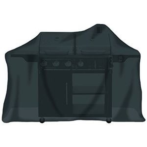 Tepro universele barbecue-afdekhoes 8109 voor gasgrill, extra groot, zwart, 55,9 x 177.8 x 129.5 cm | geschikt voor tepro 3131, 3175, 3177