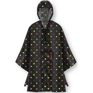 Reisenthel Mini Maxi Poncho RegenPoncho - Opvouwbaar - Dots Zwart